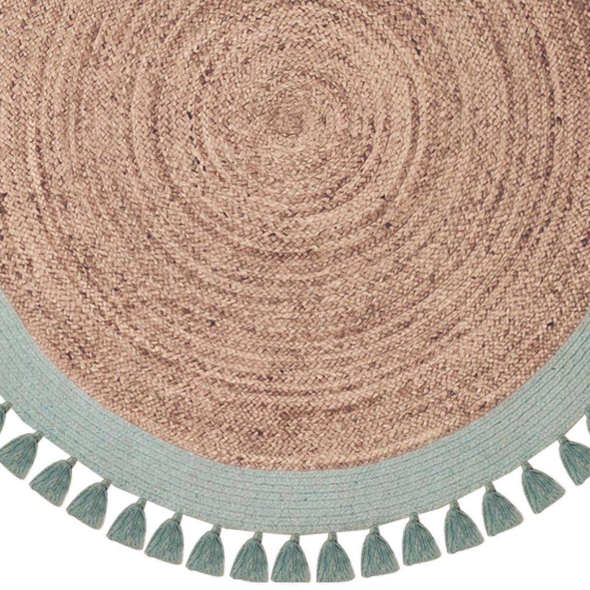 DIB - Alfombra Jute Malibu 150x150 cm Yute Gris