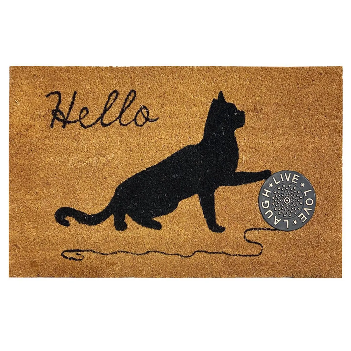 DIB - Limpiapiés Rubber Design 45x75 cm Coco Café