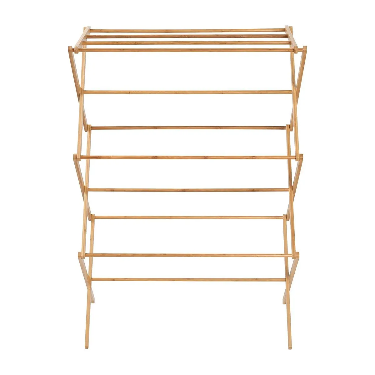 IMPORTADORA USA - Tendedero de Ropa Plegable Madera 36x105x72 cm