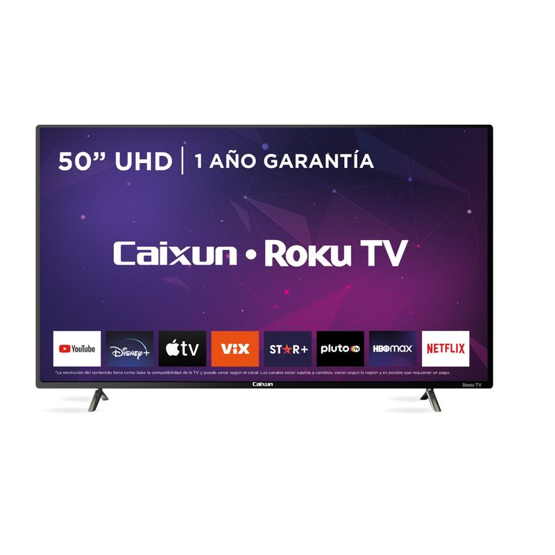 CAIXUN - Smart TV LED 50 " 4K Ultra HD C50V1UR ROKU