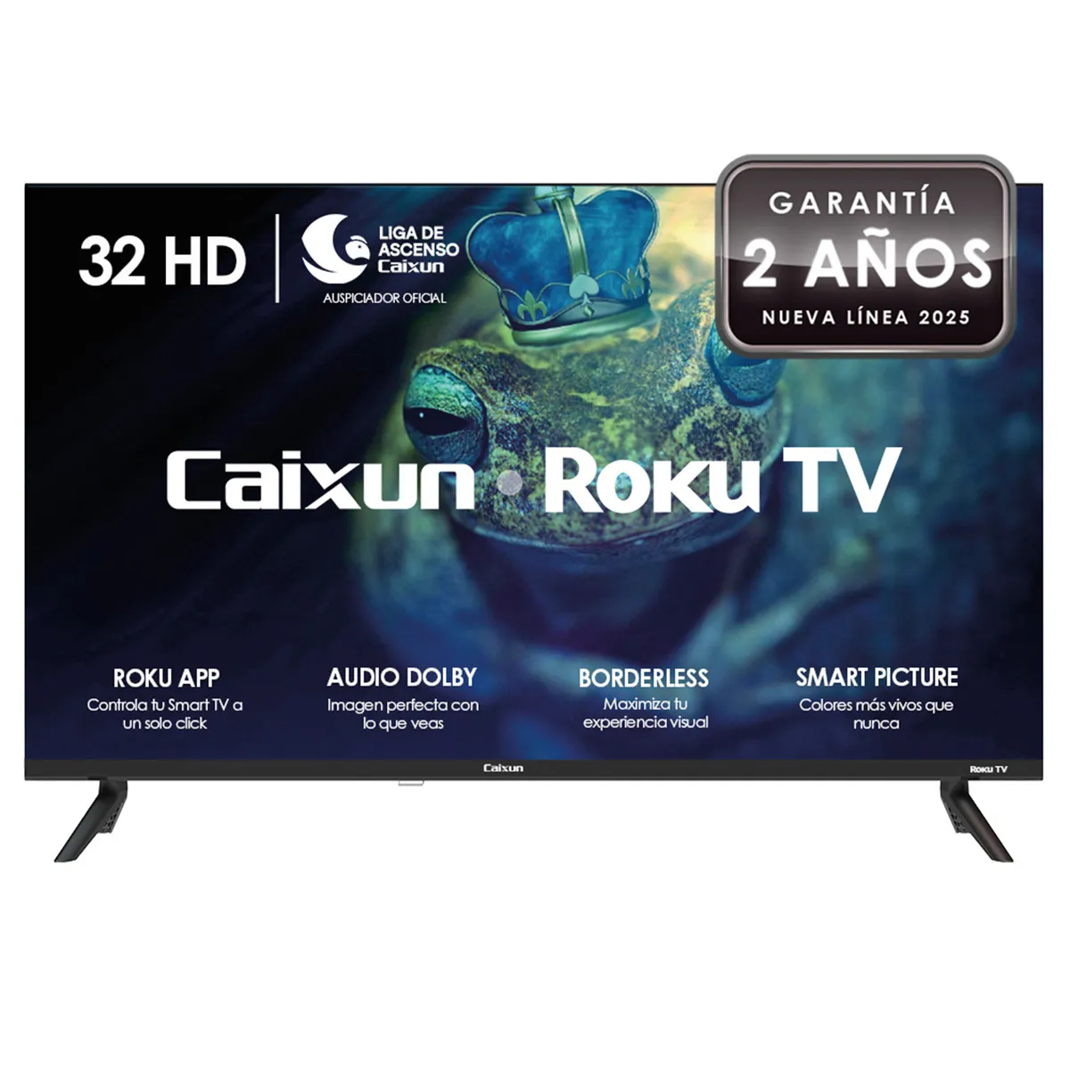 CAIXUN - Smart TV LED 32 " HD C32V1HR ROKU 