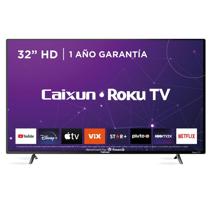 CAIXUN - Smart TV LED 32 " HD C32V1HR ROKU