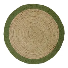 DIB - Alfombra Jute Cancun 150x150 cm verde