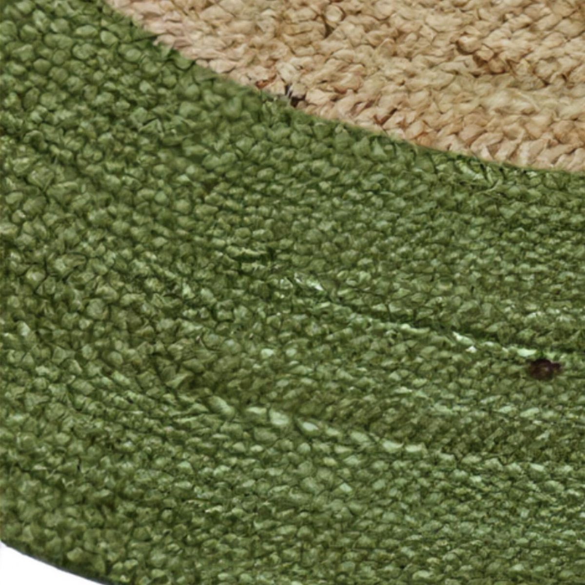 DIB - Alfombra Jute Cancun 150x150 cm Yute Verde