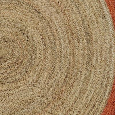 Imagen 2 del producto Alfombra Jute Cancun 150x150 cm Yute Naranja