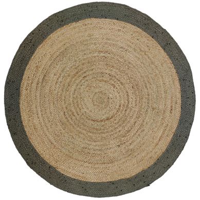 Alfombra Jute Cancun 150x150 cm gris