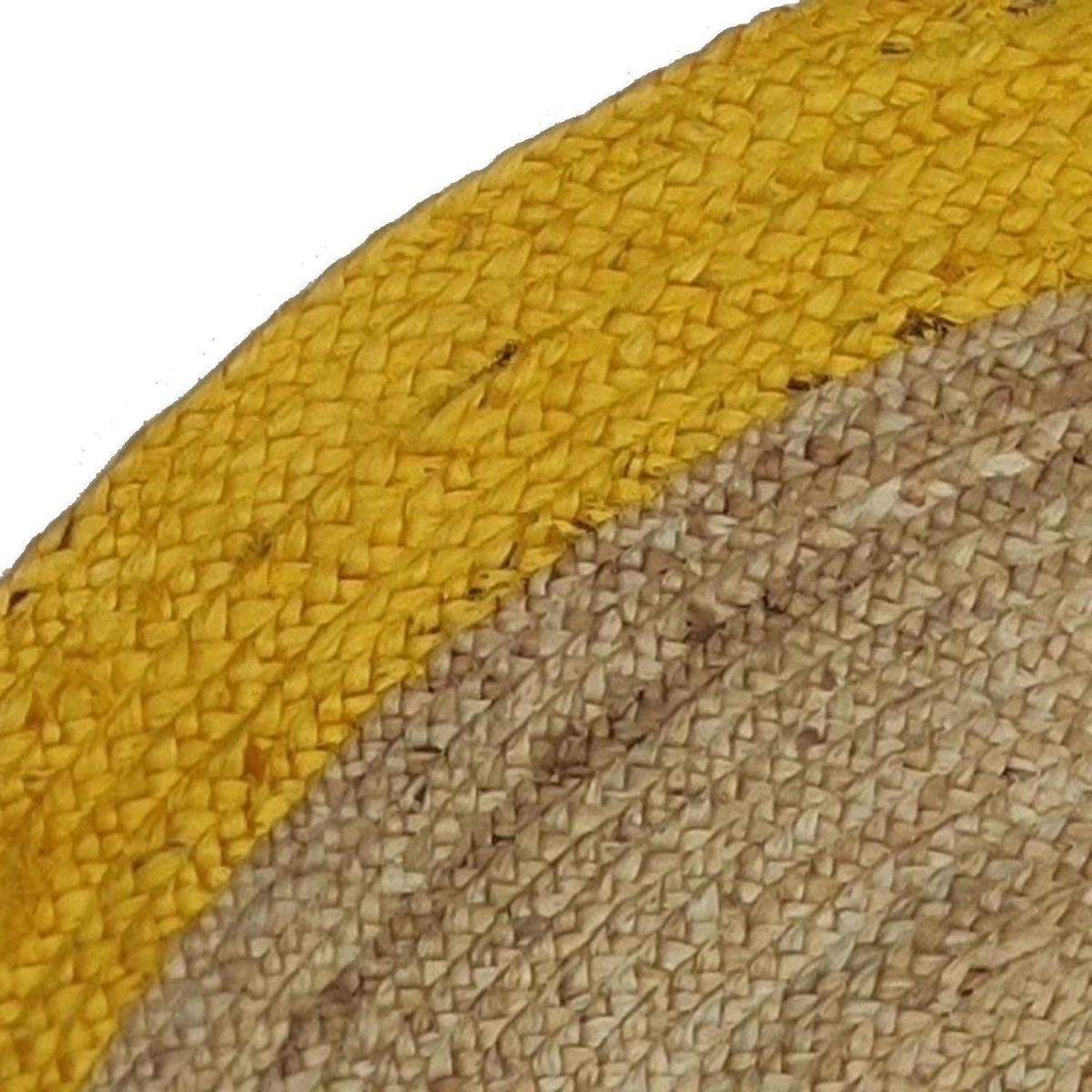 DIB - Alfombra Jute Cancun 150x150 cm Yute Mostaza