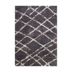 DIB - Alfombra Shaggy design 180x275 cm grey