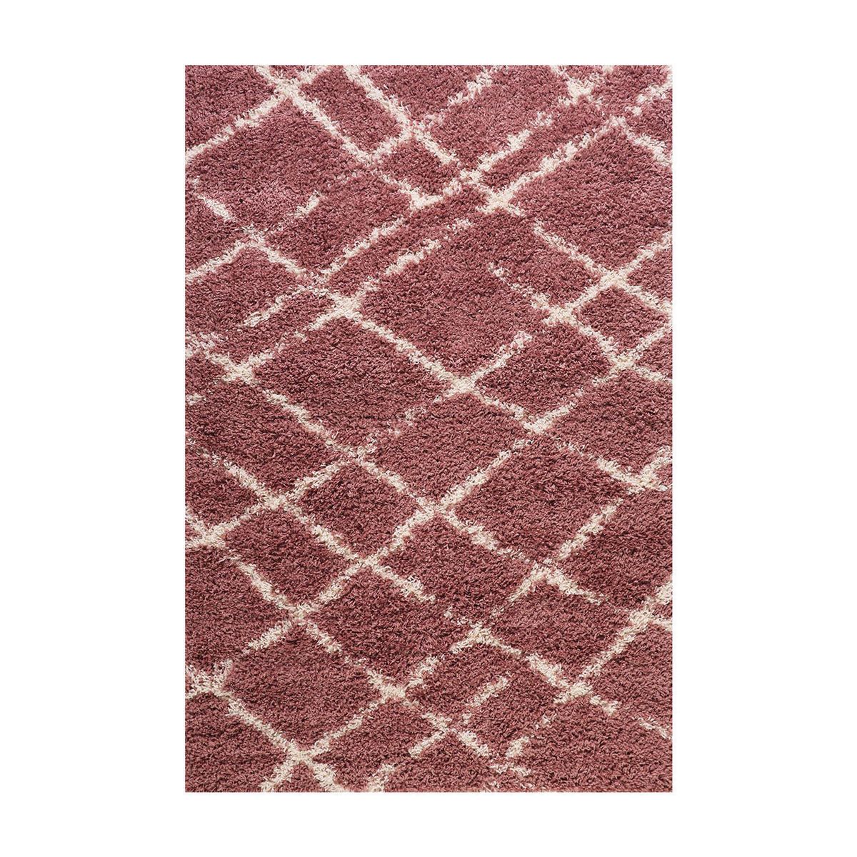 DIB - Alfombra Grande Shaggy Design 180x275 cm Polipropileno Rosa