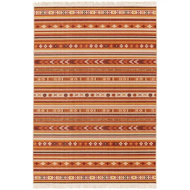DIB - Alfombra Grande Nigeria 200x290 cm Polipropileno Rojo
