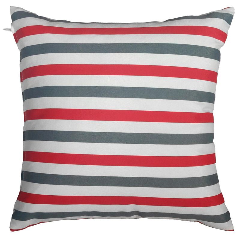 DIB - Cojín Deco Líneas 43x43 cm Rojo