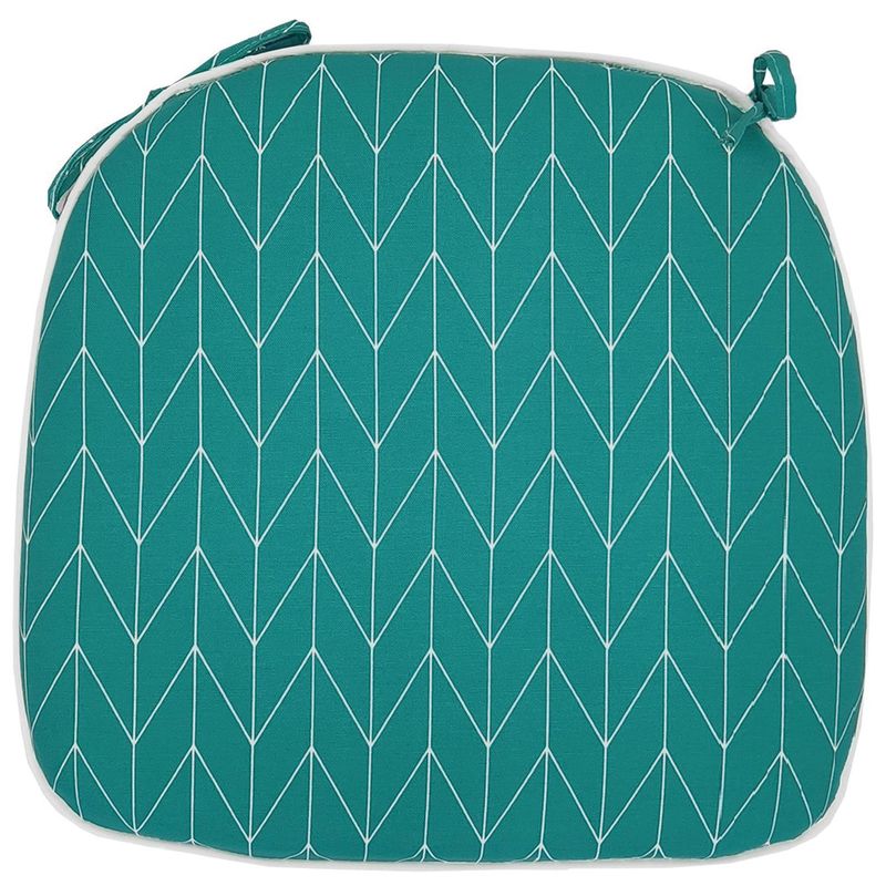 DIB - Cojín Silla Geo 43x43 cm Turquesa