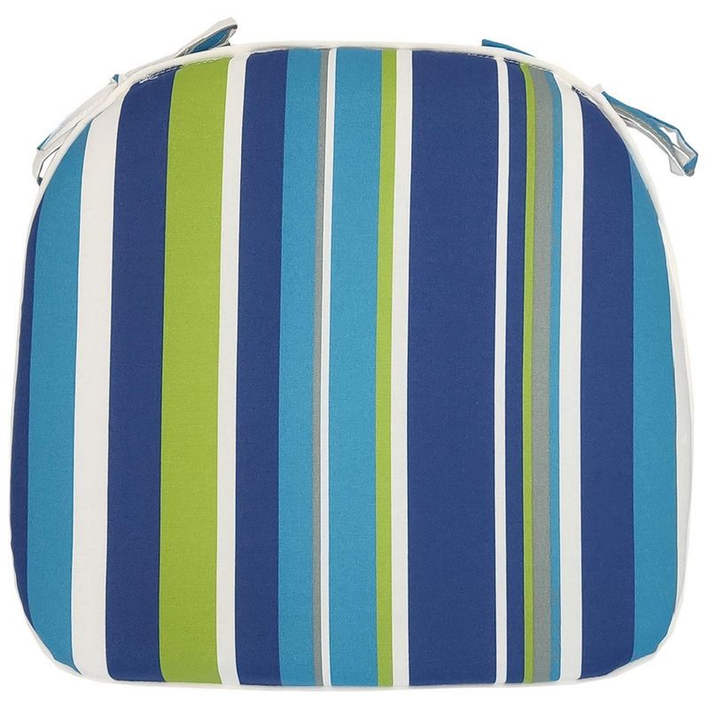 DIB - Cojín Silla Lineas 43x43 cm Azul