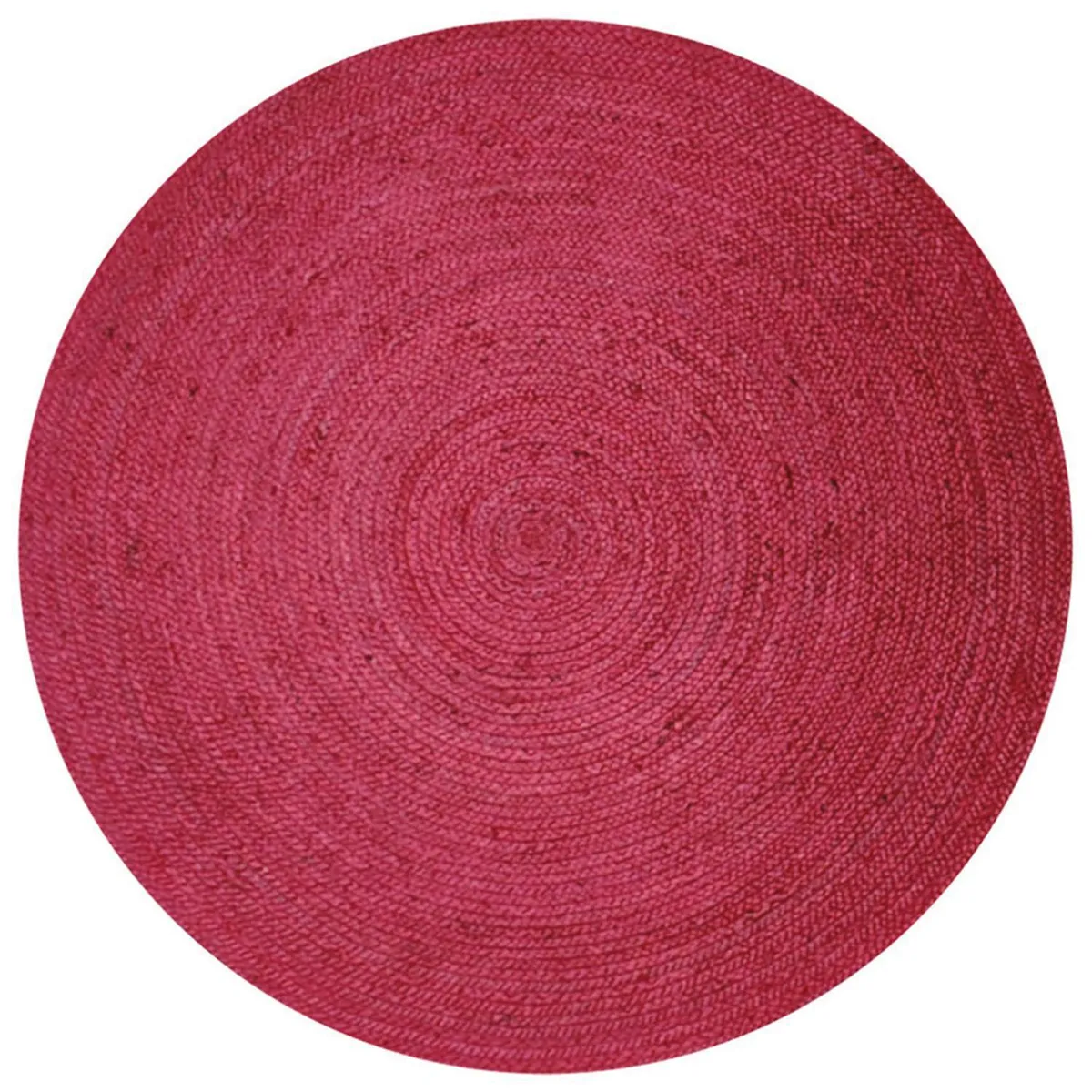 DIB - Alfombra Red Maui 150x150 cm Yute Fucsia
