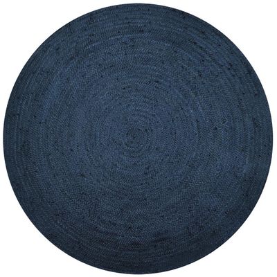 Imagen 2 del producto Alfombra Jute Red 150x150 cm Yute Azul