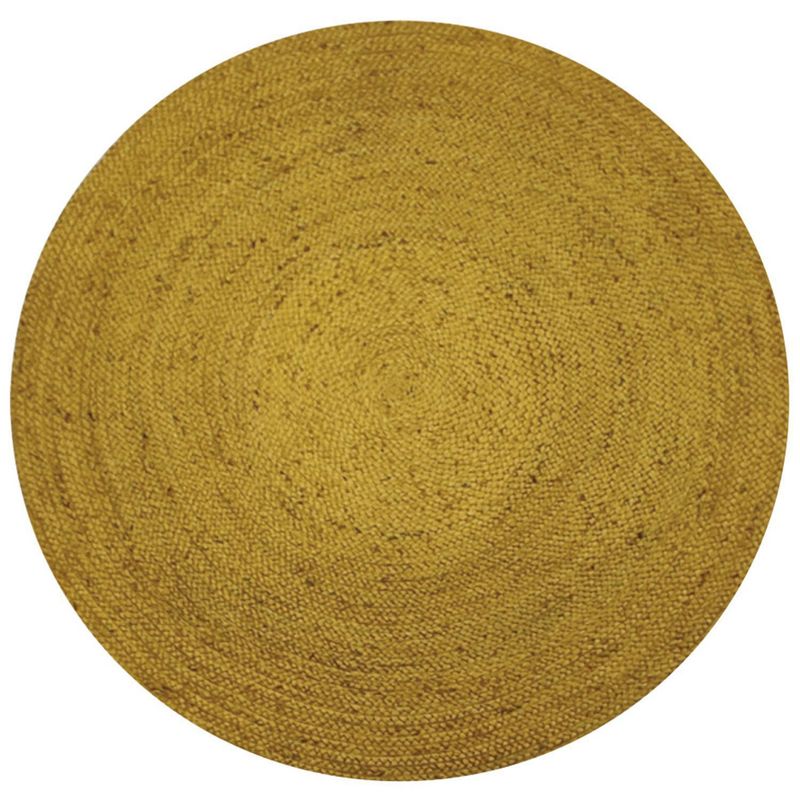 DIB - Alfombra Jute Maui 150x150 cm mostaza