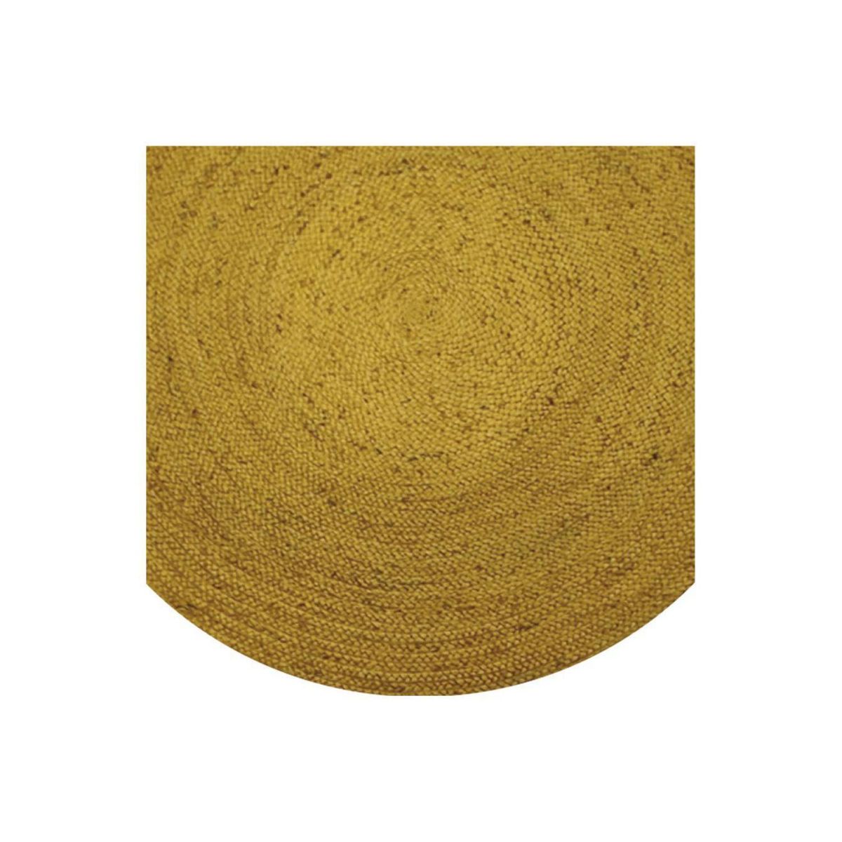 DIB - Alfombra Jute Maui 150x150 cm Yute Mostaza