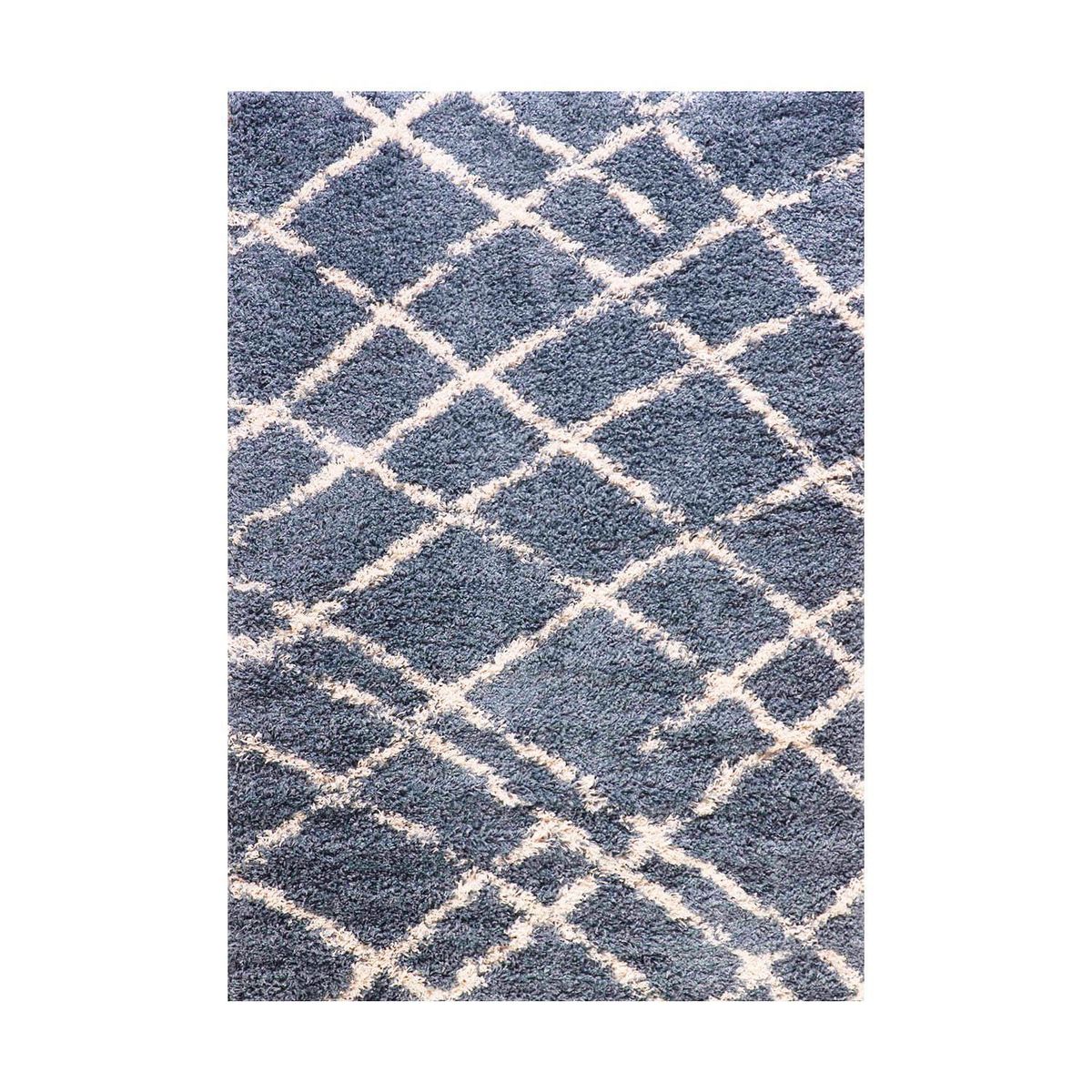 DIB - Alfombra Grande Shaggy Design 180x275 cm Polipropileno Aqua