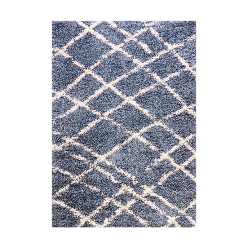 DIB - Alfombra Shaggy design 180x275 cm aqua
