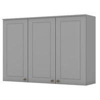 Mueble aereo 3 puertas gris Americana 120cm