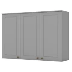 HOME MOBILI - Mueble aereo 3 puertas gris Americana 120cm