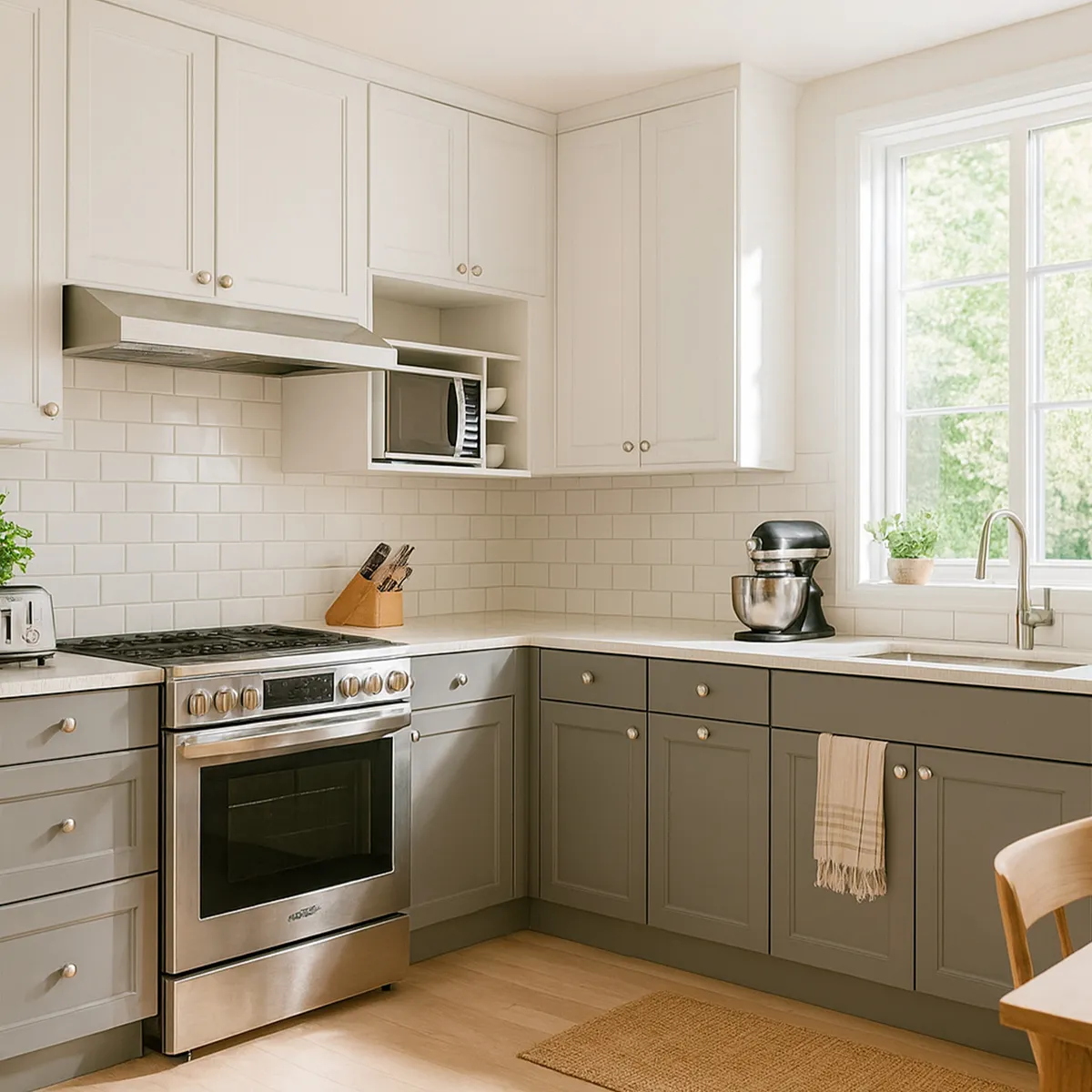 HOME MOBILI - Mueble aereo para microondas Americana 80cm