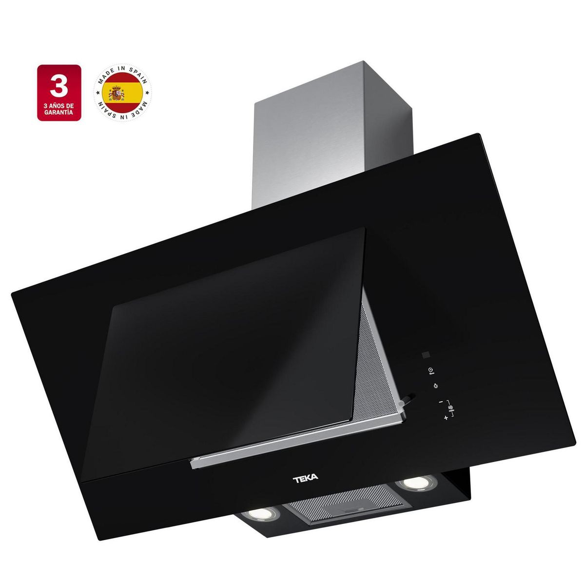 TEKA - Campana Vertical 90 cm Negro DVT PRO-98660 TBS BK