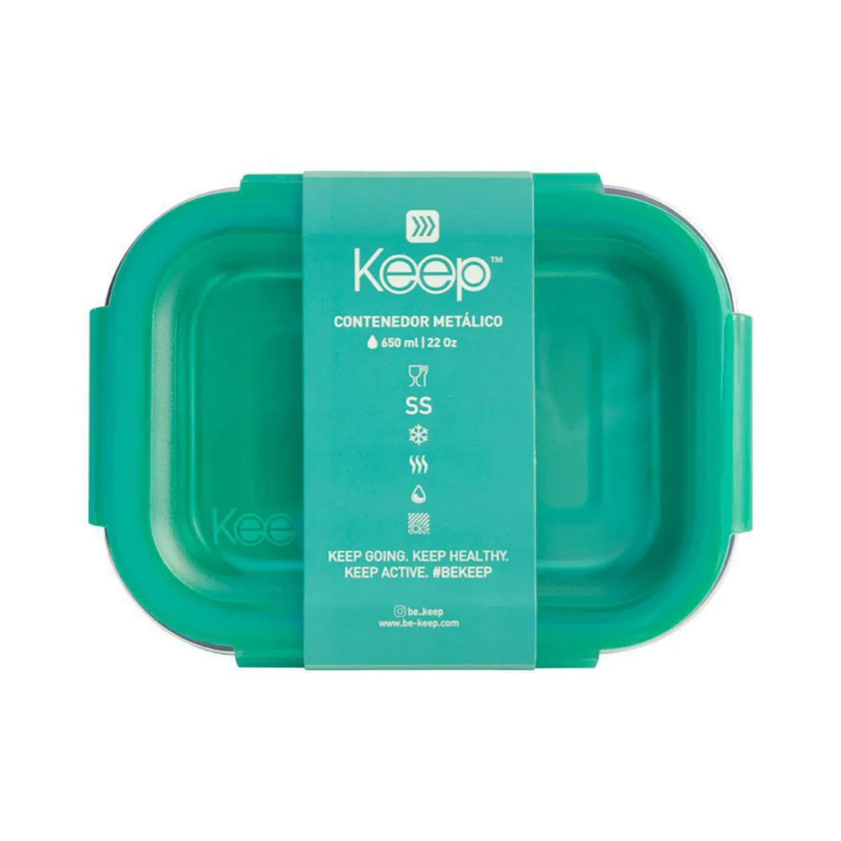 KEEP - Contenedor Hermético Acero Inoxidable 600 ml