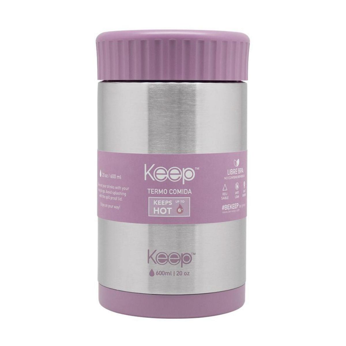 KEEP - Termo para Comida 600 ml Colores Surtidos