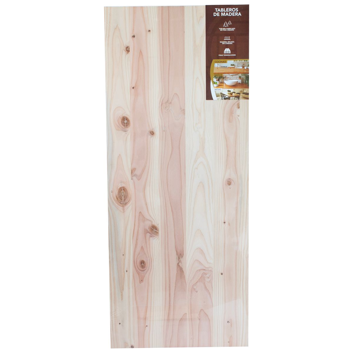 TIMBERMAC - Madera cubierta oregón 3,8x50x120 cm