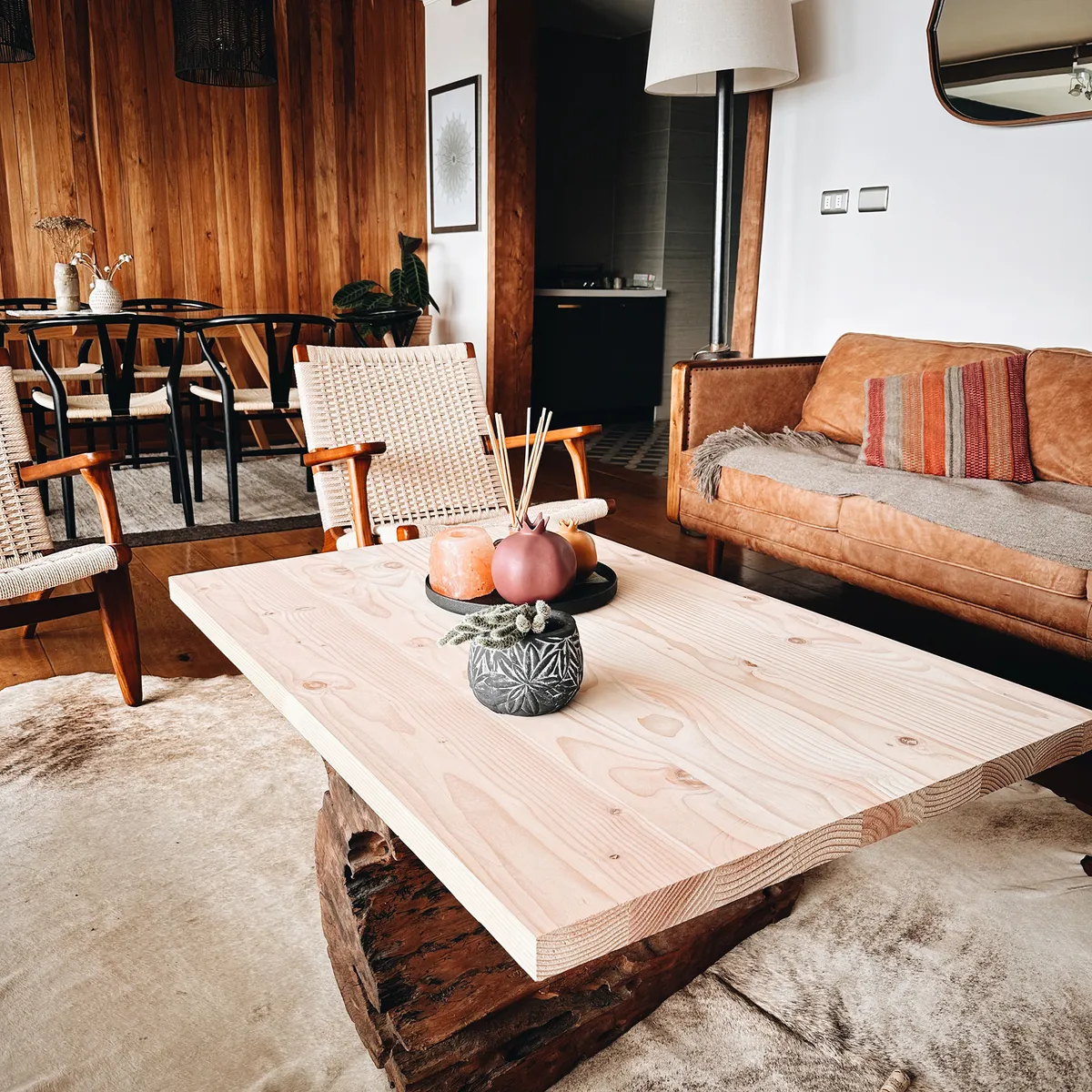 TIMBERMAC - Madera cubierta oregón 3,8x75x115 cm