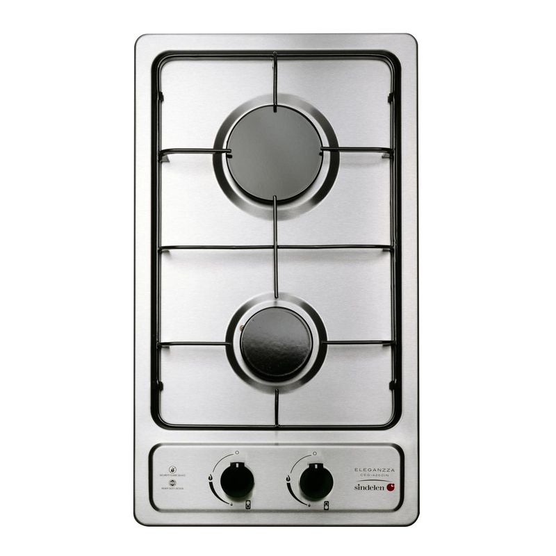 SINDELEN - Encimera Gas 2 Platos Inox CEG-4250IN