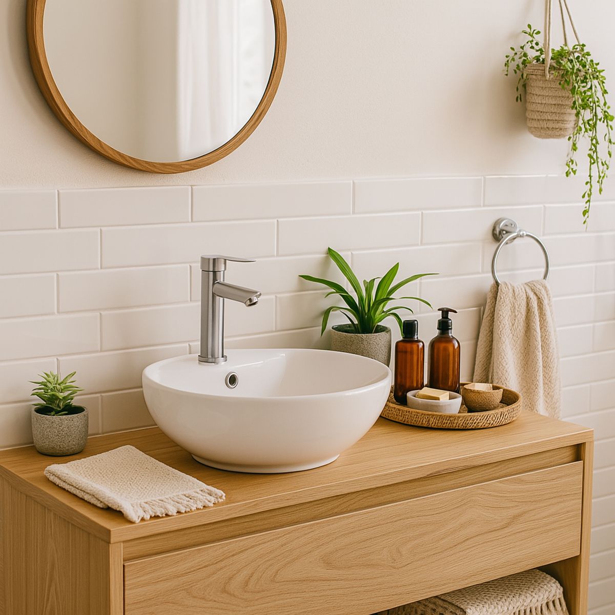 FANALOZA - Monomando Lavamanos New Barcelona Cepillado