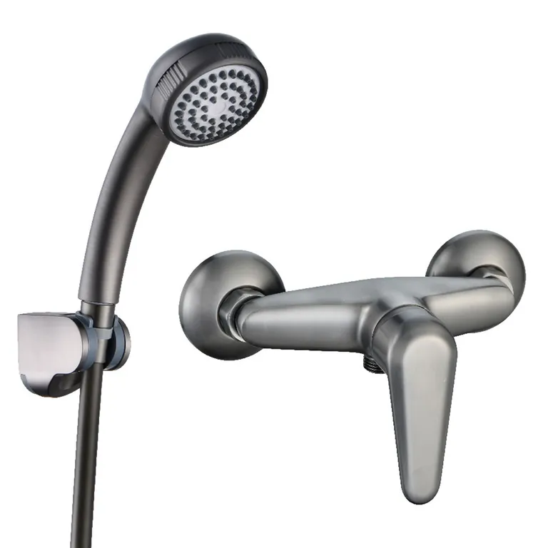 Monomando Solo Ducha Euro Gris