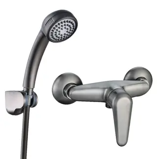 DUSCHY - Monomando solo ducha euro gun metal