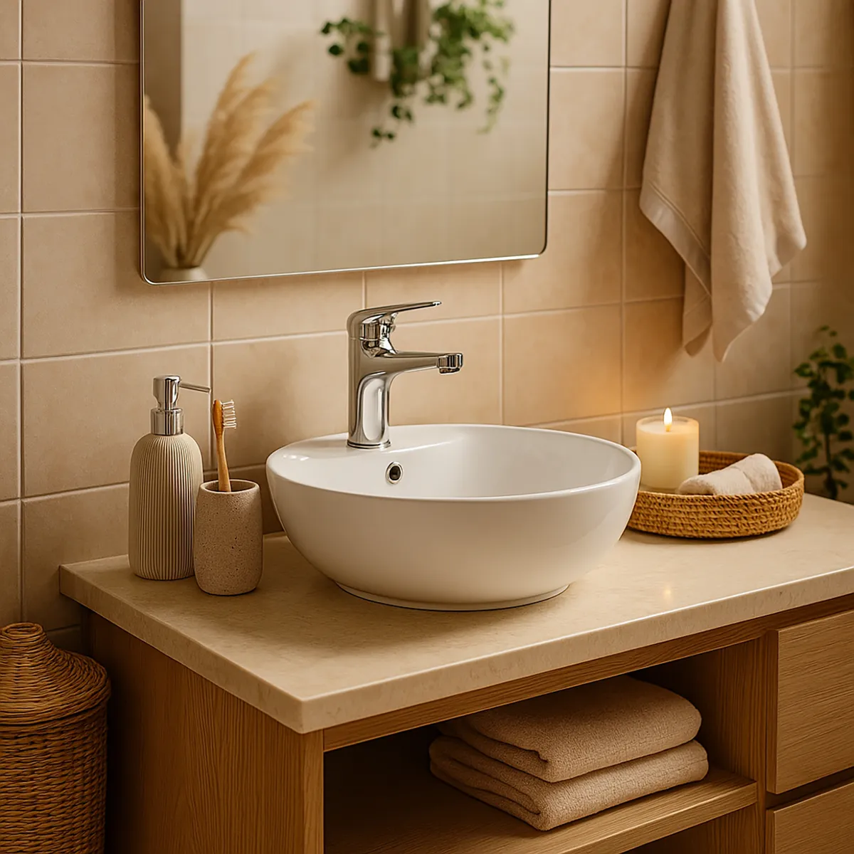 DUSCHY - Monomando Lavamanos Euro Cromado