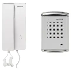 COMMAX - Set 1 citófono + placa alta voz metal FFODP-201R
