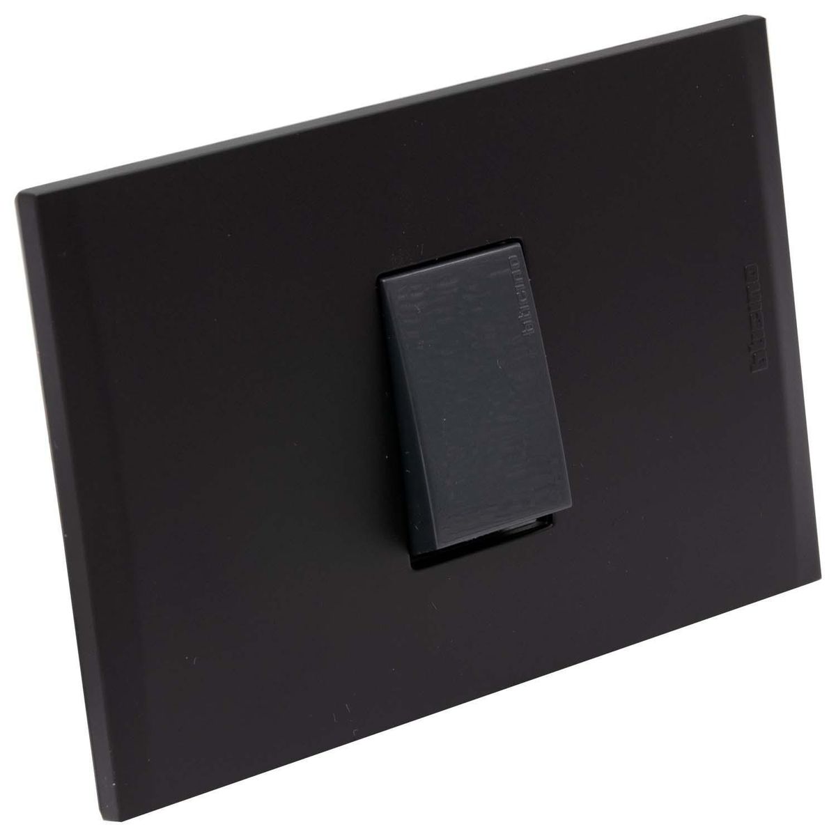 BTICINO - Placa Armada Nóbile Interruptor Simple 9/12 Negro