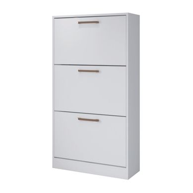 Zapatero 3 puertas blanco