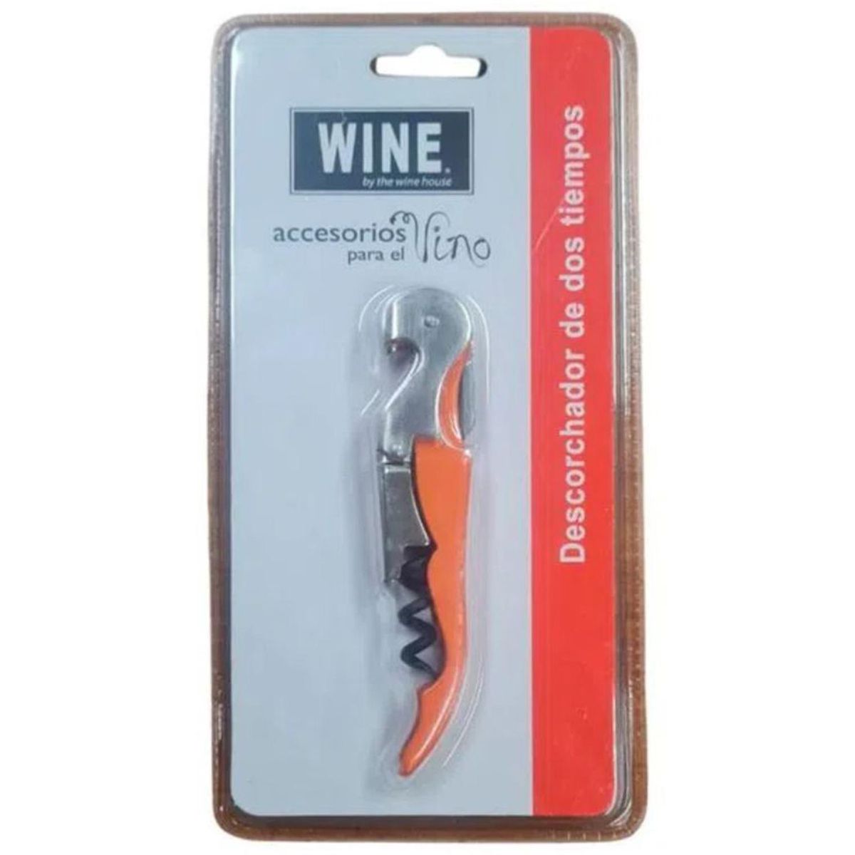 GENERICO - Descorchador 2 Tiempos The Wine House Naranjo 20 cm