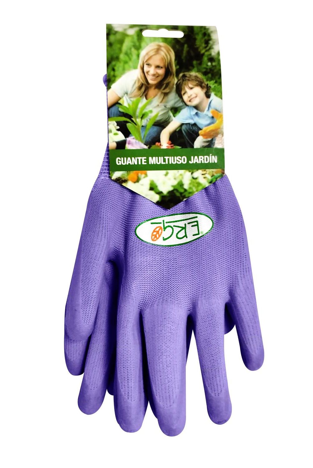 ERGO - Guante latex morado T6