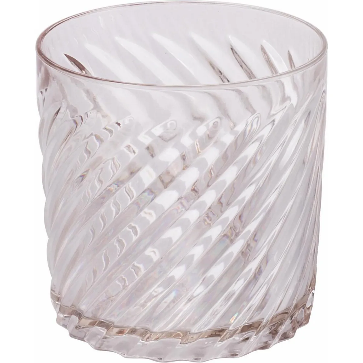 JUST HOME COLLECTION - Vaso Bajo Whisky de Plástico 350 ml Transparente