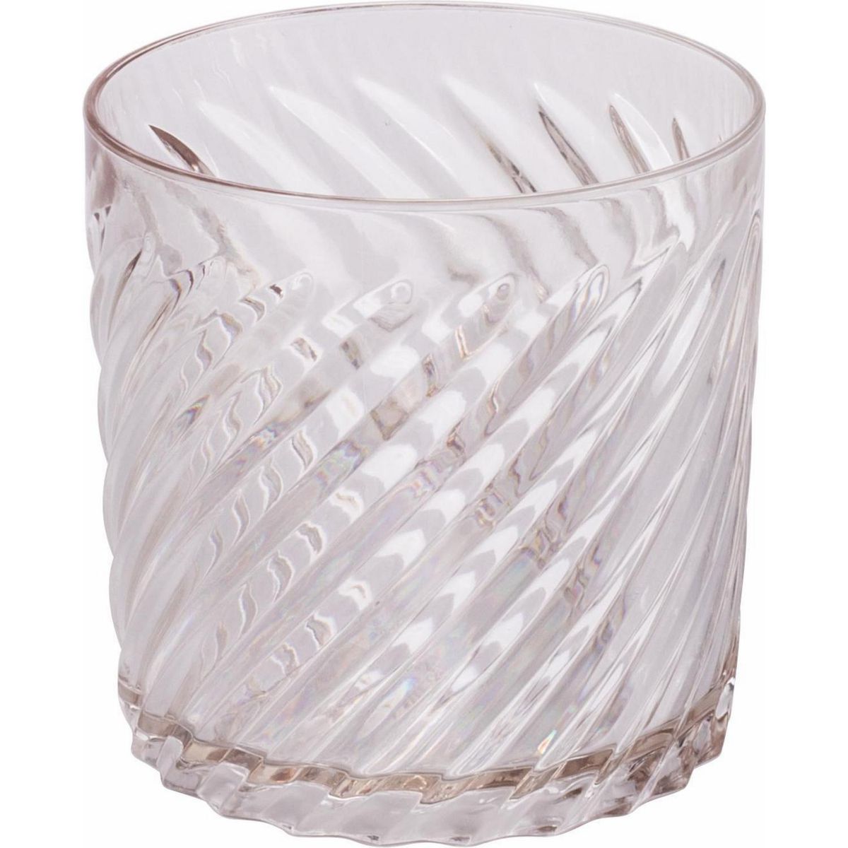 JUST HOME COLLECTION - Vaso Bajo Whisky de Plástico 350 ml Transparente