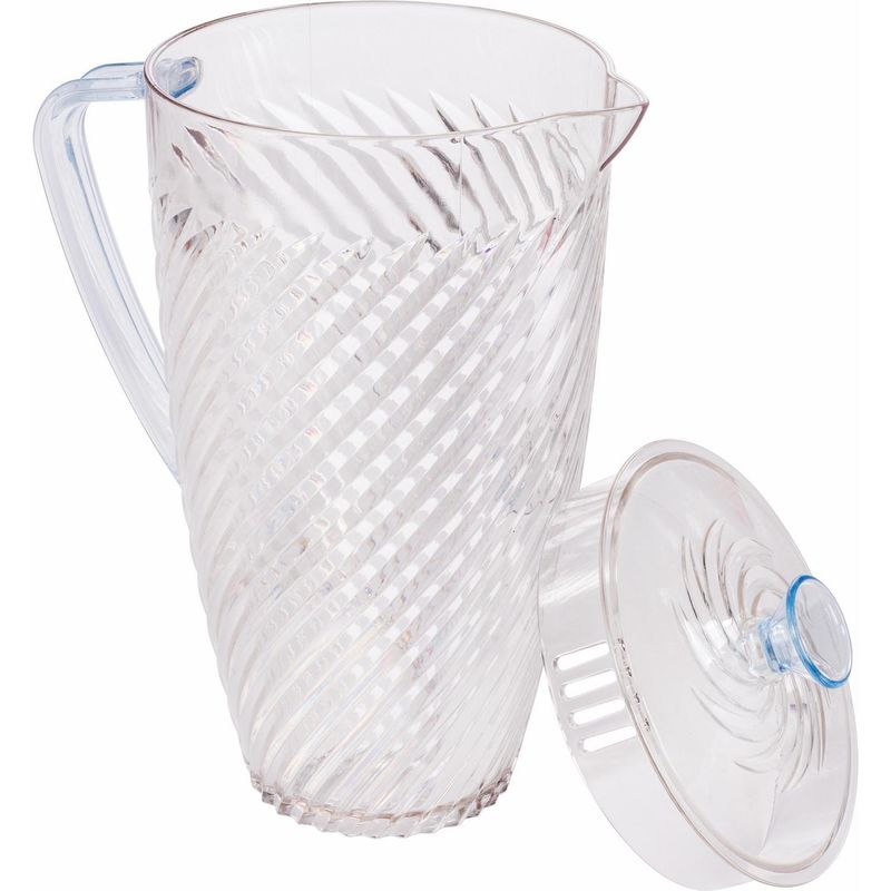 PLASUTIL - Jarro de Plástico 1,7 l Twist Transparente