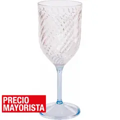 PLASUTIL - Copa vino 360 ml twist azul