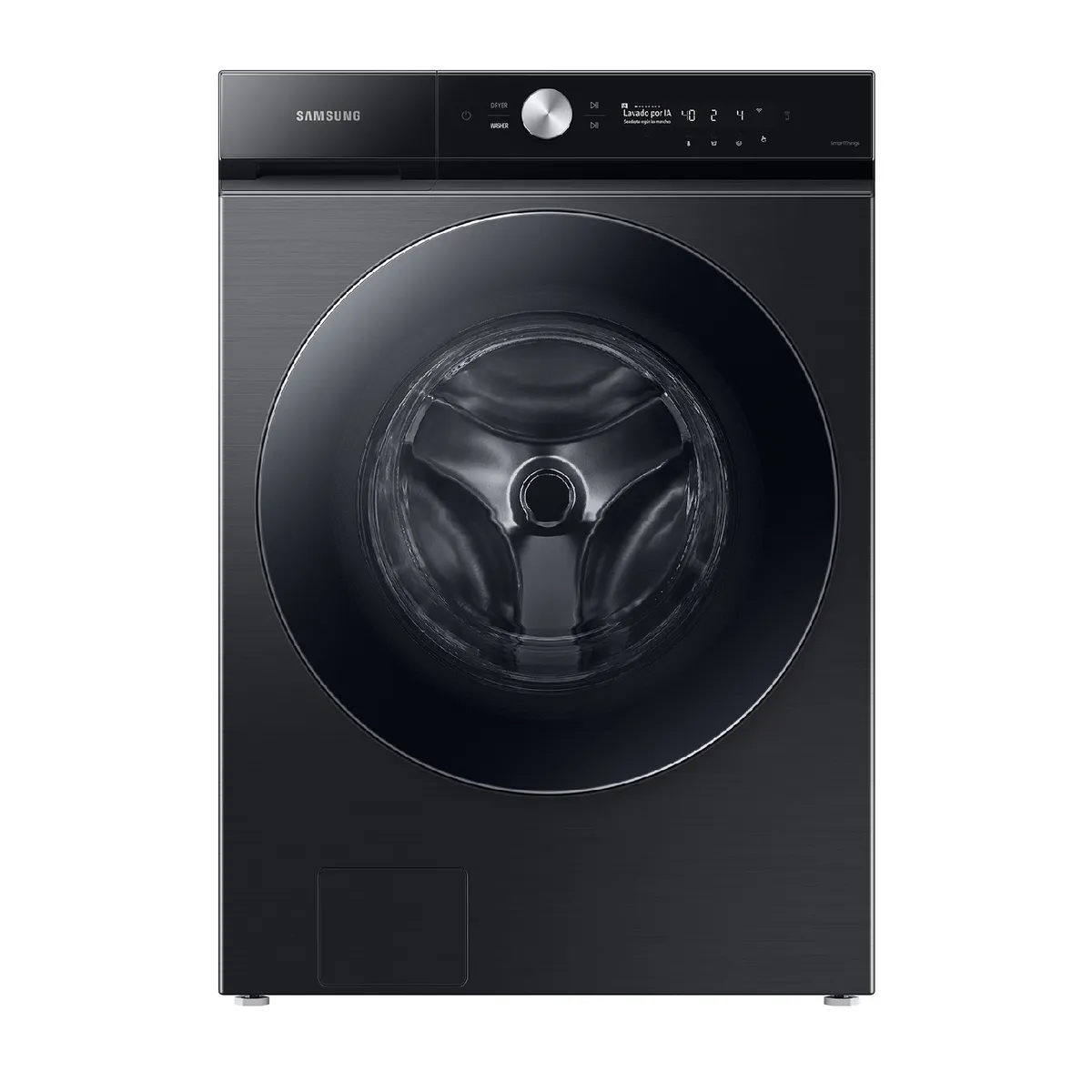 SAMSUNG - Lavadora con Inteligencia Artificial Carga Frontal 25 kg Black WF25B9600KVZS