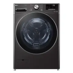 LG - Lavadora Secadora 22/13 kg Black Steel WD22BV2S6R