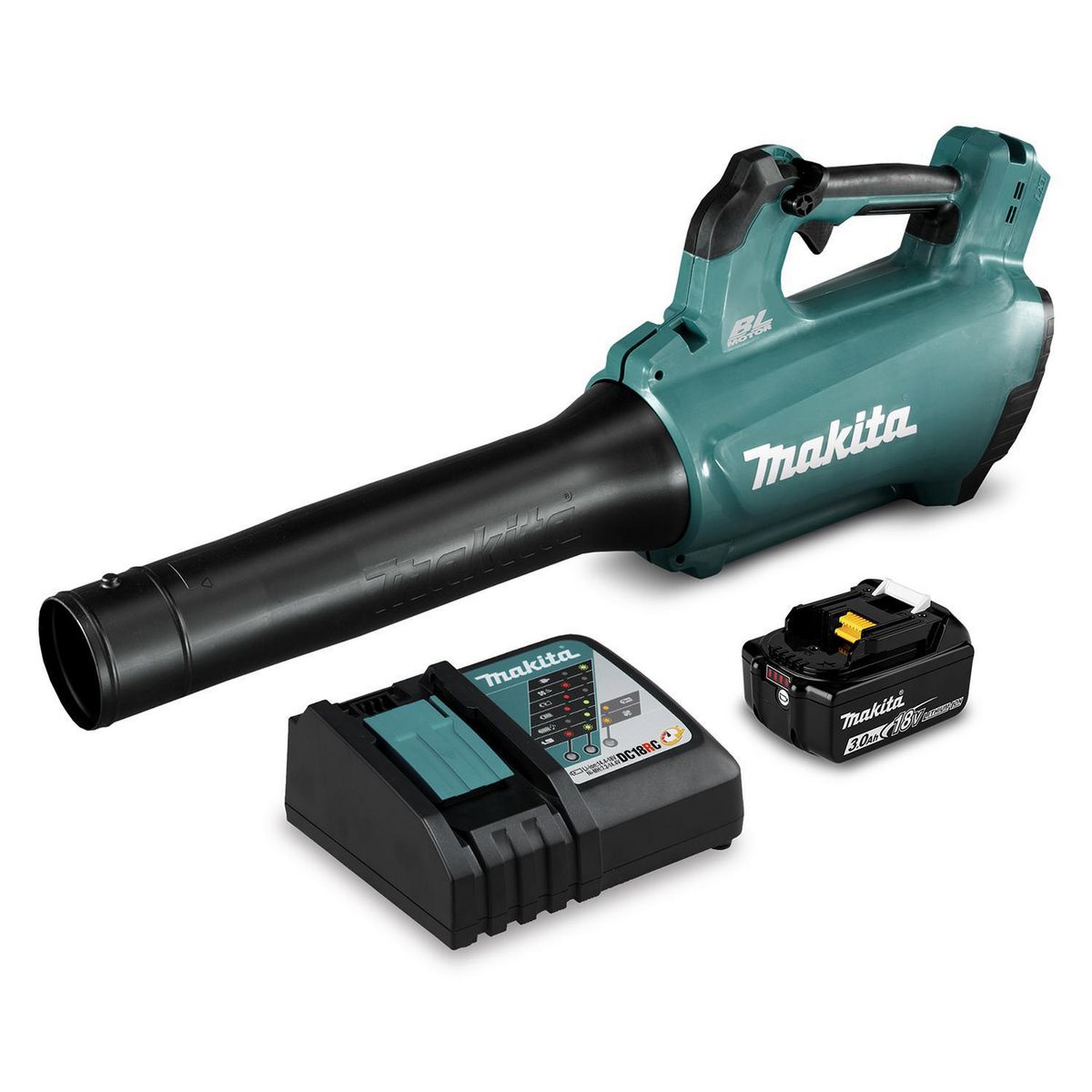 MAKITA - Soplador Inalámbrico 18 V con Batería 3 Ah Motor Brushles