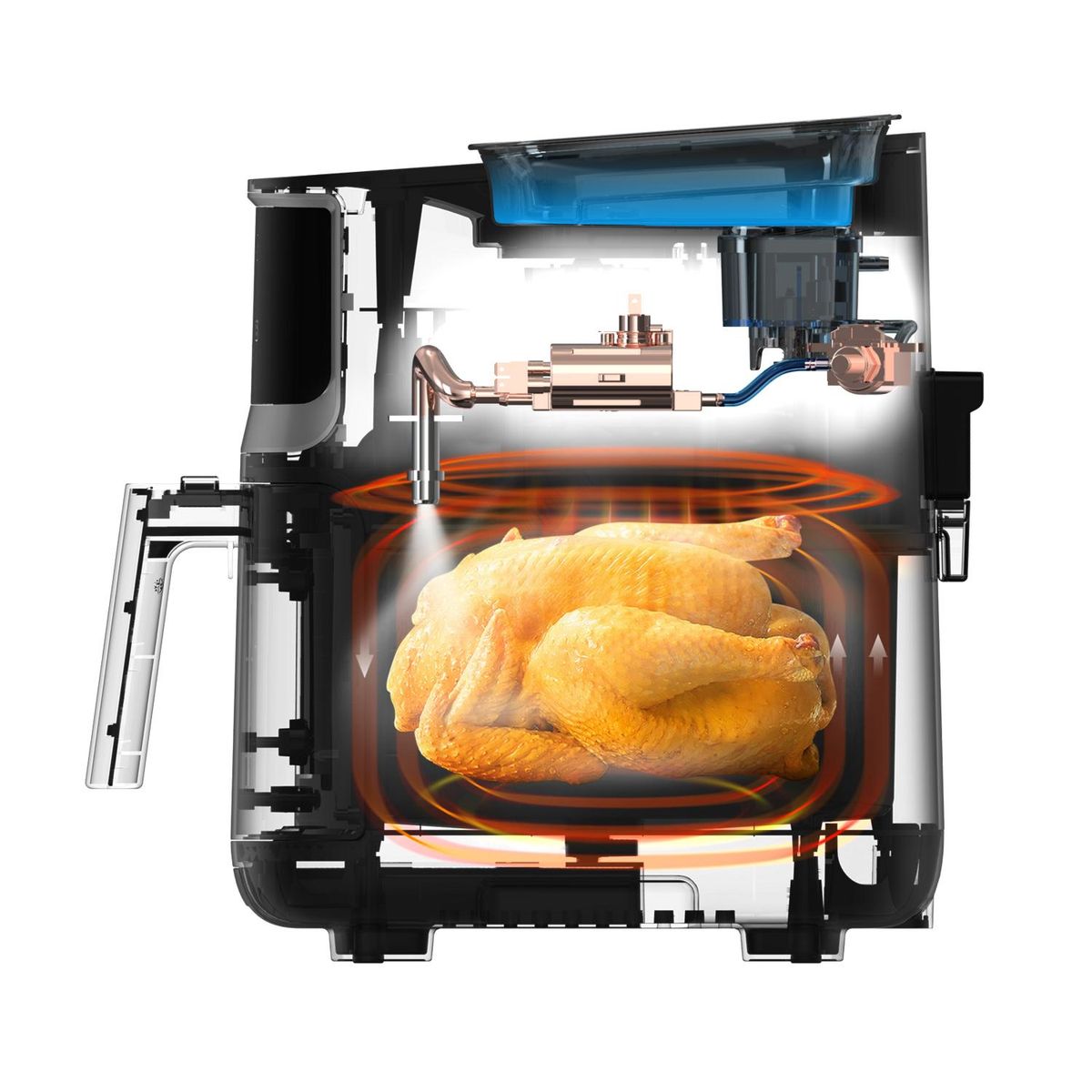 URSUS TROTTER - Freidora de Aire con Vapor 7 Litros UT-STEAMFRYER