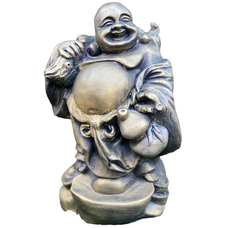 Figura Buda Sonriente Golden Line | Sodimac Chile